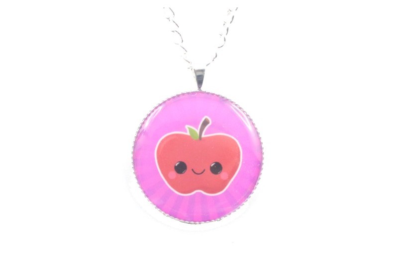 Polymer clay fruity necklaces by Aniela