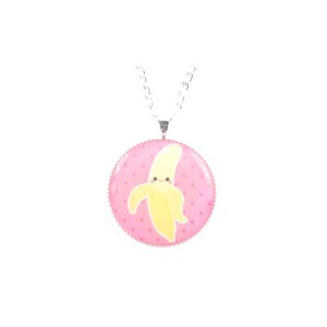 Polymer clay fruity necklaces by Aniela