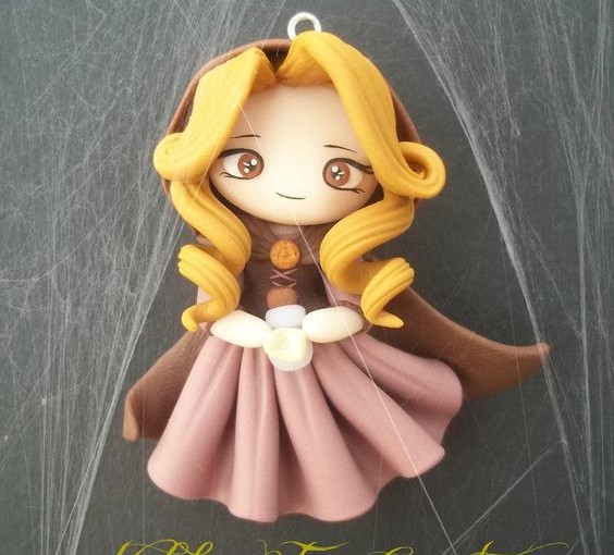 Polymer clay Disney princesses