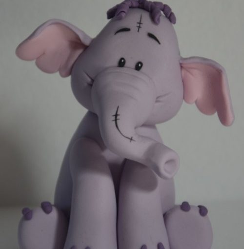 Polymer clay Lumpy elephant tutorial