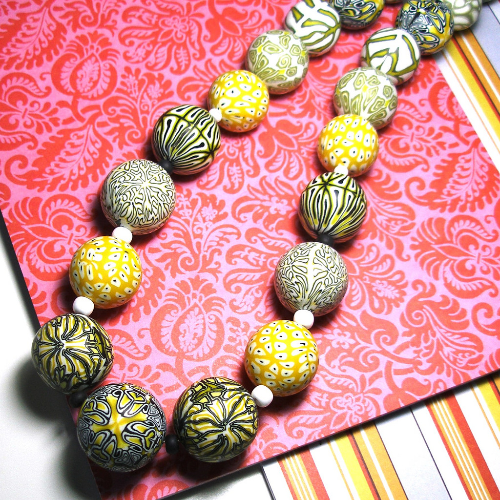 How to make Polymer Clay Beads and ornaments - SPUNNYS