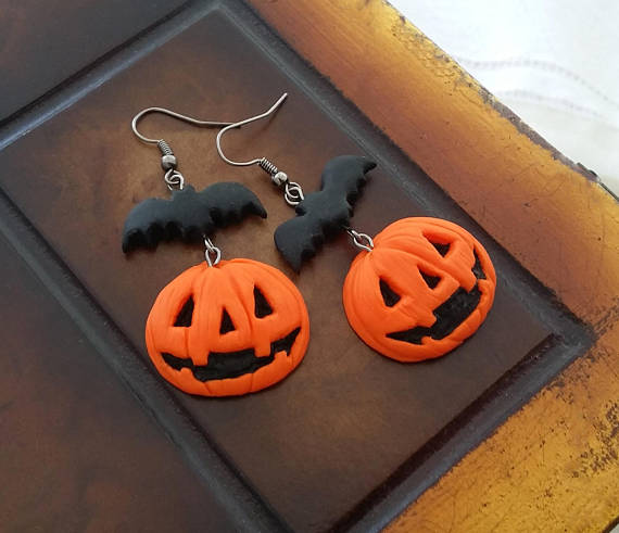 20 polymer clay Halloween earrings ideas