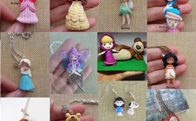 Polymer clay characters