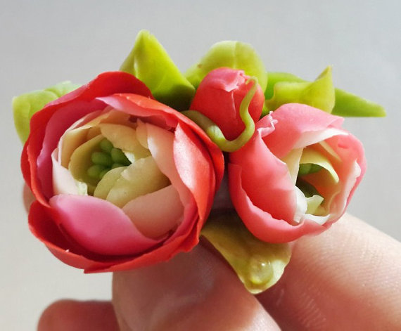 Sculpture : Making Realistic Roses from Polymer Clay