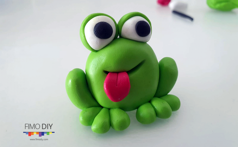 Polymer clay frog diy tutorial