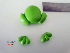 Polymer clay frog diy tutorial