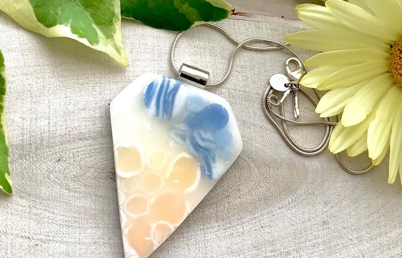 Clay shaded pendant